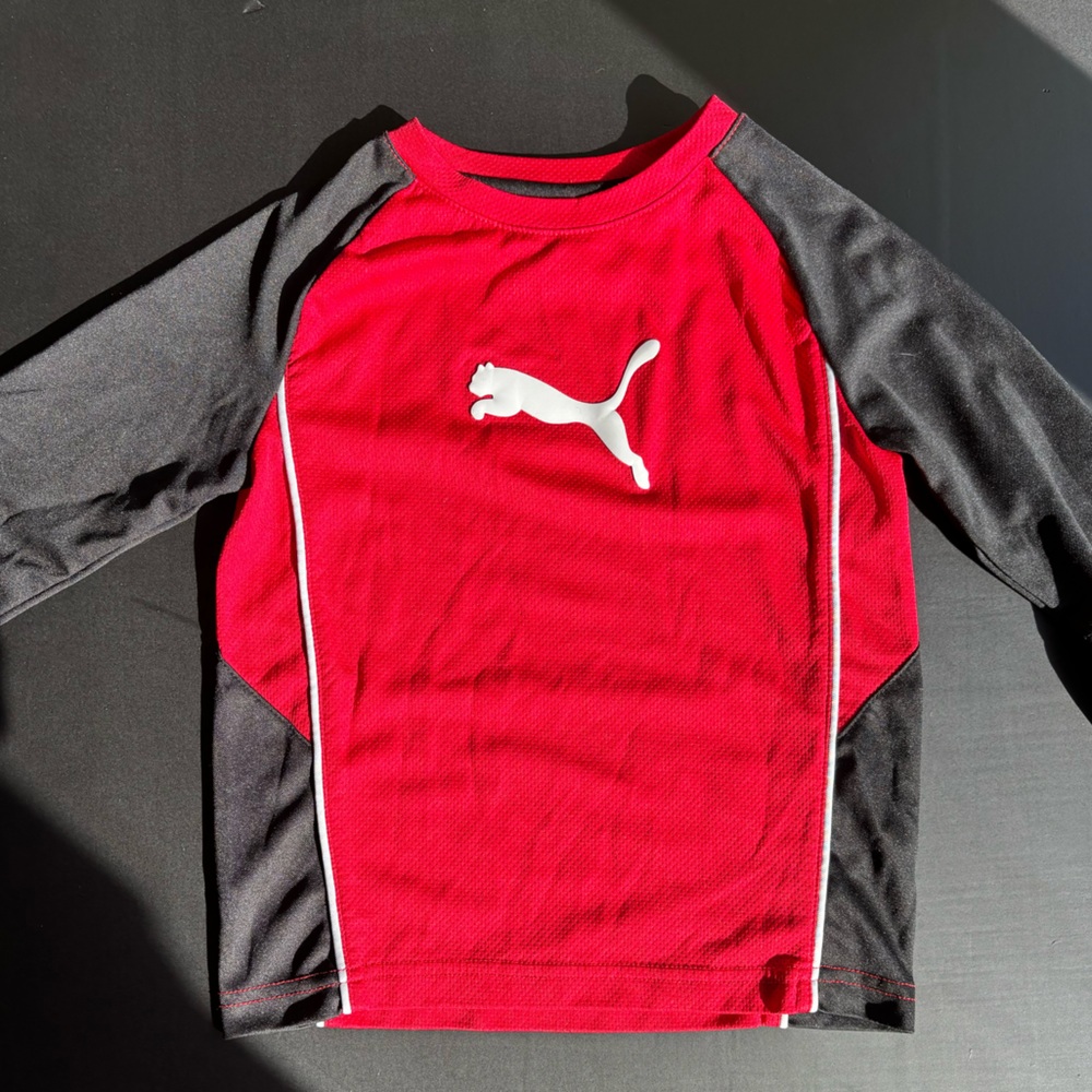 Puma long sleeve shirt. Size 4T